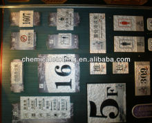 nameplates,metal nameplates, brushing aluminum name plate