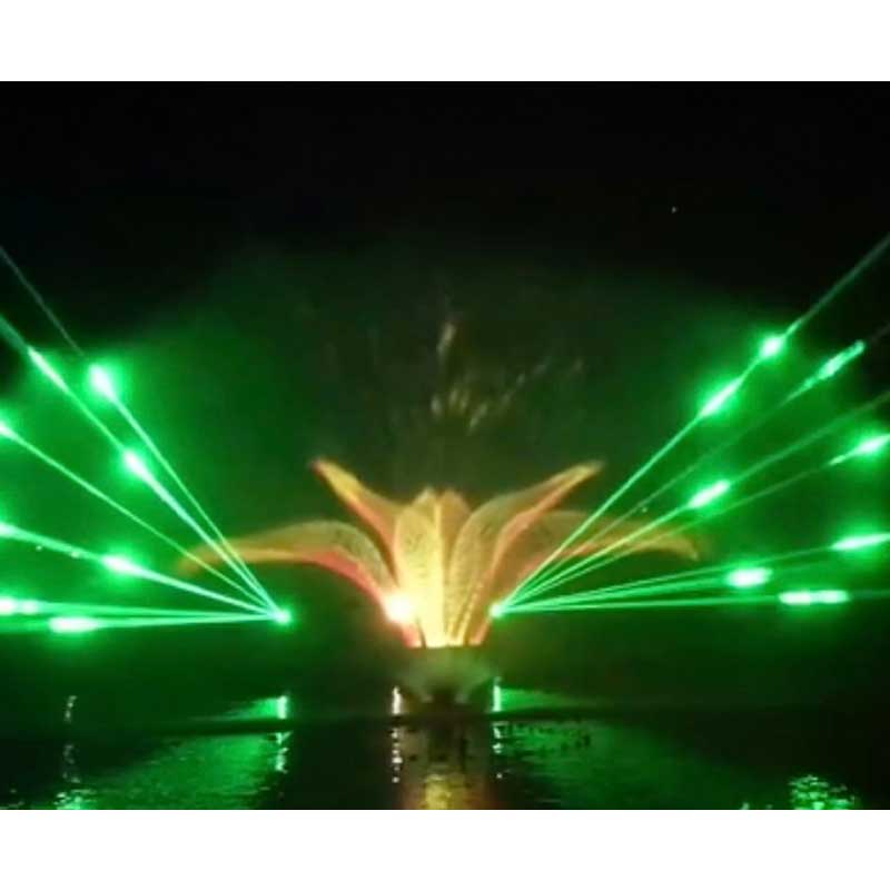 Colorful Water Curtain Projection Laser Show