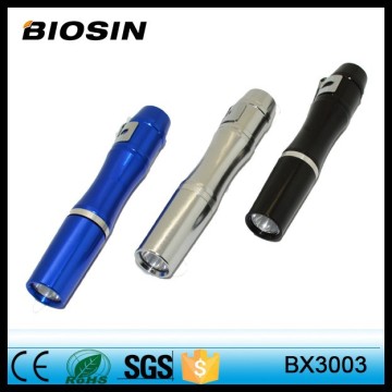 Small led flashlight with clip