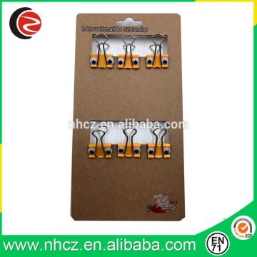 Orange Binder Clips - Monster - Multi Colored