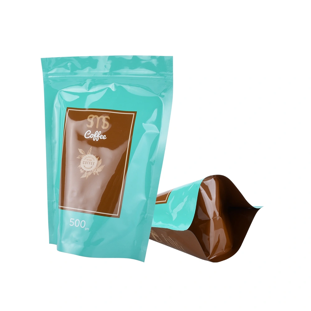 Plastic Food Packaging Aluminum Laminated Foil Paper Plastic Packaging Food Packaging Bag Zip-Lock Reusable Nut Paper Bag