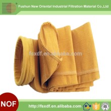 High temperature Kermel needle felt filter bag/P84 nonwoven dust collector bag