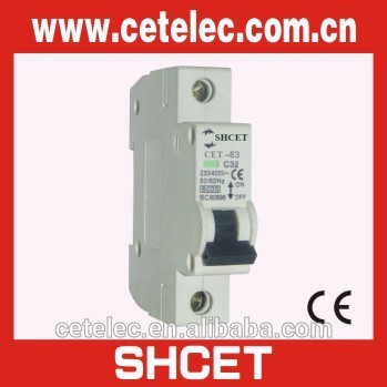 C32 european circuit breaker MCB mini circuit breaker