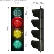 Solar Traffic  Signal Light with counter