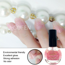 Long lasting nail polish glittering nail polish