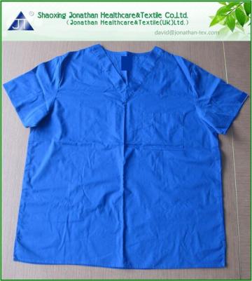 Normal basic V collar scrubs suits medical scrubs uniforms for hospital clinic