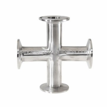 stainless steel sanitary clamped cross 304 manufacturer