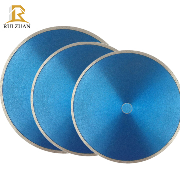 Large Diamond Saw Blades for Stone Cutting - Continuous Rim Diamond Coated Circular Saw Blades