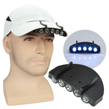 5 led clip cap lamp LED cap lamp LED Brim lamp Fishing Lights