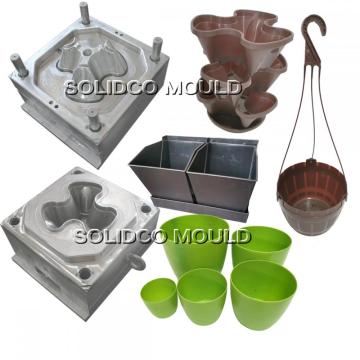 Customized Large Plastic Flower Pot Injection Mould