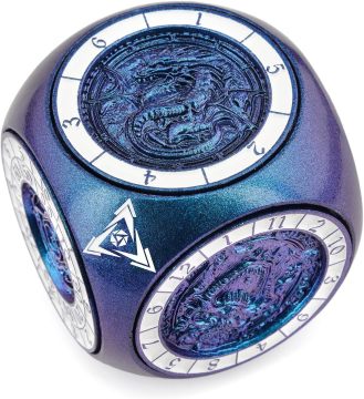 Spinner Dice 7-in-1 Cube 35MM, Metal DND Dice Set, Monster Cube D&D Dice
