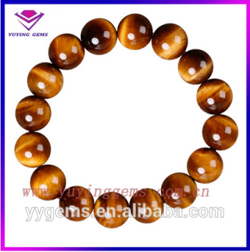 loose wholesale beads natural tiger eyes men's bracelet