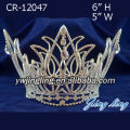 Full Round Pageant Crowns Gold Plating