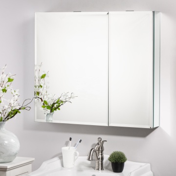 Frameless 2 Doors Wall Mount Medicine Cabinet