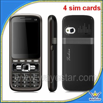 China Four Sim Mobile Phone with TV