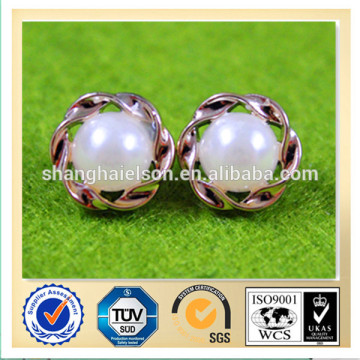 Nice Design ABS Button with Pearl,Garment Accessories Button, ABS Button with Pearl