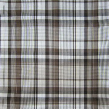 Yarn Dyed Shirting Silk Gingham Fabric Silk Cotton Blended Fabric