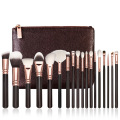 Set de pinceles de maquillaje profesional para cabello sintético 18pcs