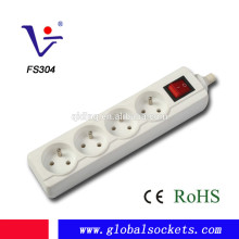 4 outlet power outlet with master switch