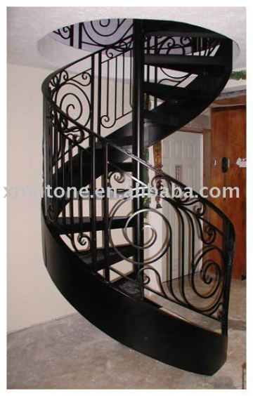 wrought iron spiral staircase