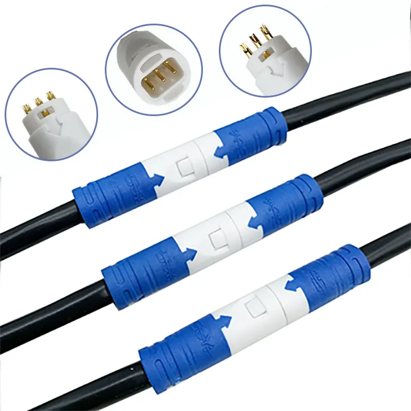 M6 6Pin 8mm IP67 Waterproof Connector Cable