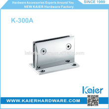 Serviceable 90 degree fix bathroom glass clamp