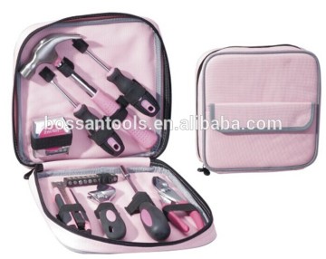 18pcs mini pink tool set