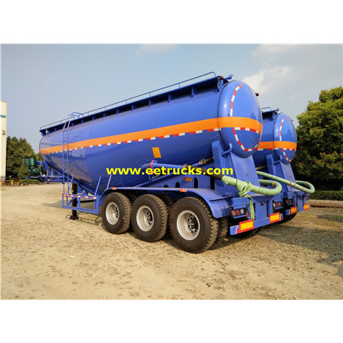 3 Axle 35-60cbm Bulk Powder Tank Trailers