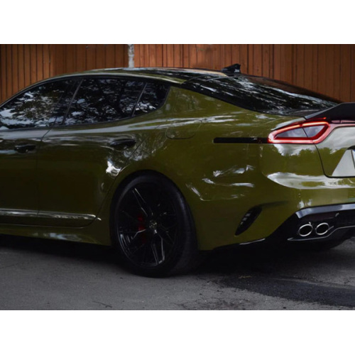 Crystal Gloss Combat Green Auto Wrap Vinyl