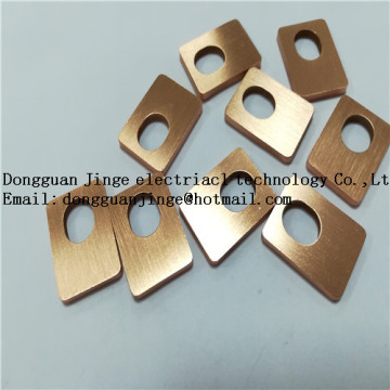 Electronic components copper bar purple