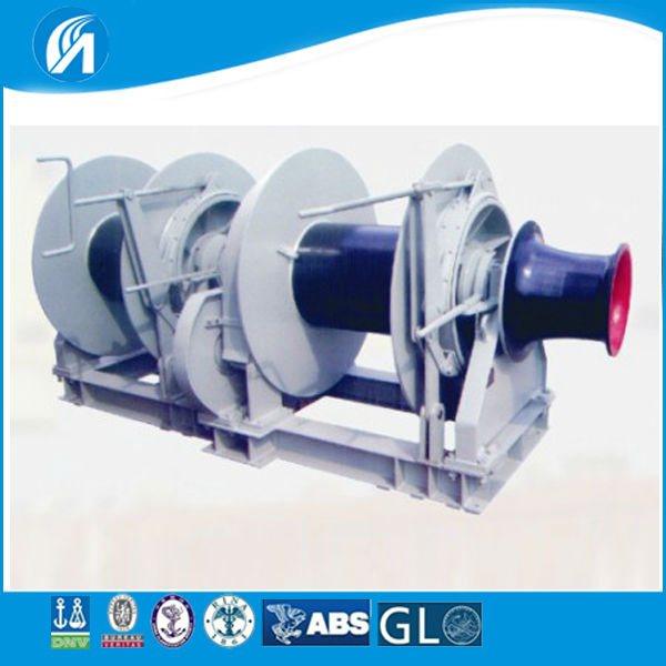 China marine hydraulic double dums windlass anchor winch