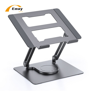 Adjustable 360 Degrees Rotating Laptop Stand: Cooling, Height Adjustable, and Foldable Aluminum Stand