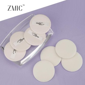 Cheap and High Quality Round Powder Makeup Cosmetics Flocking Powder Puff