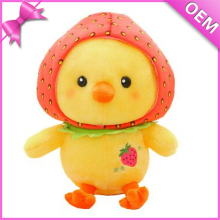 China Plush Toy Factory Custom Funny Fruit Cute Head Chicken Stuffed Toy