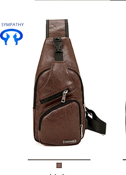 Slanting satchel casual Fanny pack men