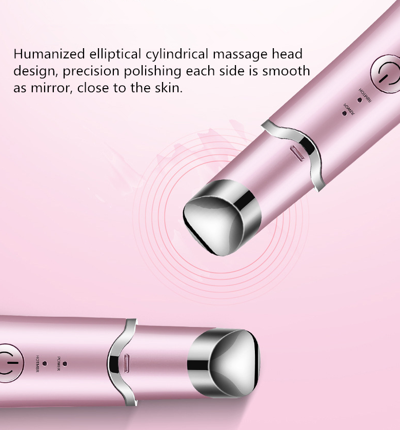 Beauty instrument eye massage instrument, lip tester facial heating vibration massage instrument.