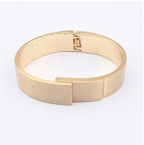 Nya mode smycken kvinnor guld metall armband armband våren gångjärn öppnar enkla unik design grossist smycken