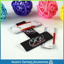 custom double sides adhesive tape woven label for clothing
