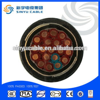 PVC insulated and flame retardant control cable