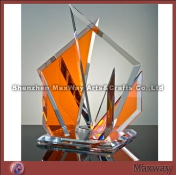 Colorful Border Polished Acryl/PMMA Trophy/Gift