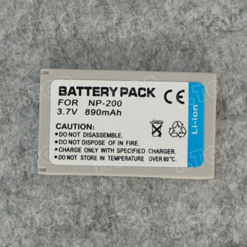 3.7V 890mAh Digital camera battery for Minolta NP-200