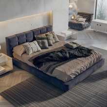 Wesome Modern Minimalist Fabric Bed Frames - King and Queen Sizes