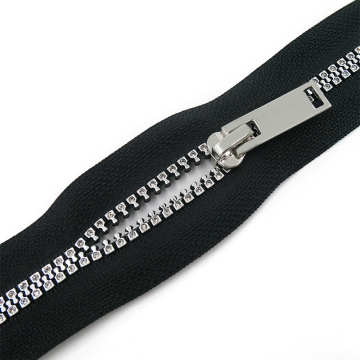HVV Eco-Friendly Plastic Zipper with Diamond Teeth