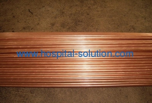 Copper Seamless Round Copper Tubes For Hospital Medical Gas Pipeline System 