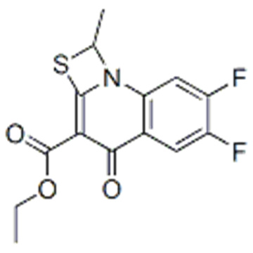 6,7-difluoro-1-méthyl-4-oxo-4H- [1,3] thiazeto [3,2-a] quinoléine-3-carboxylate d&#39;éthyle CAS 113046-72-3