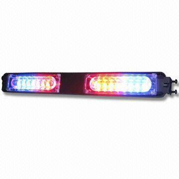 LED/Strobe Warning Light for Cars with Two Switches to Control the Different Colors