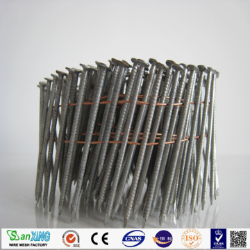 15 Degree wire welded coil roofing nails