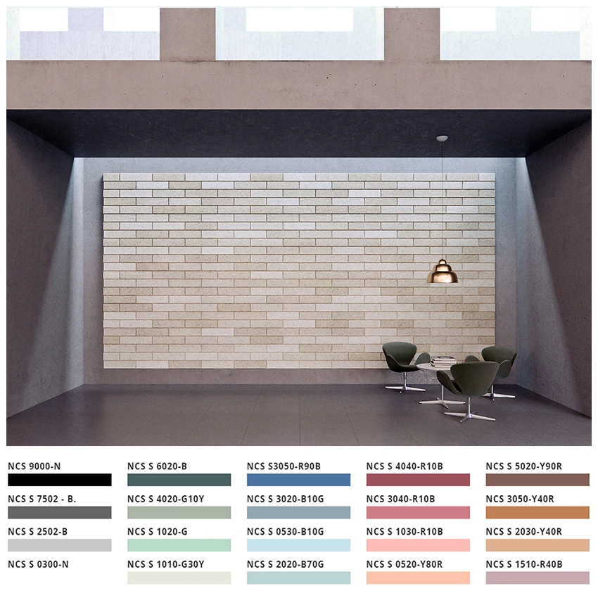 Absorbing Sound Wood Wool Fireproof Panel