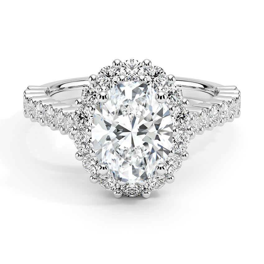 အဖြူရောင်ရွှေထိတွေ့ဆက်ဆံမှုကွင်း white gold engagement rings