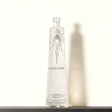 New Design Vodka Spirit Frosted Glass Bottle